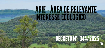 Unidade de Conservação – ARIE Área de Relevante Interesse Ecológico no município de São José das Palmeiras