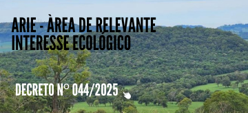 Unidade de Conservação – ARIE Área de Relevante Interesse Ecológico no município de São José das Palmeiras